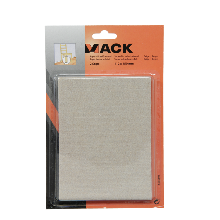 Chargez l'image dans la visionneuse de la galerie, Mack 1047679 - super-vilt zelfklevend beige 112 x 150 mm 2st pcs | 12 stuks