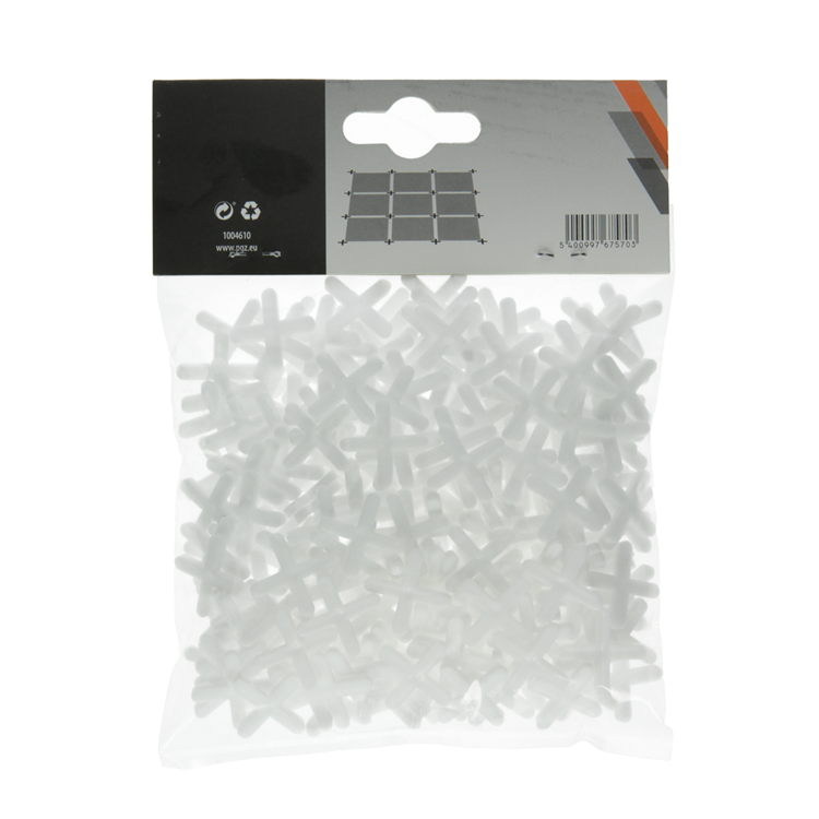 Afbeelding laden in galerijviewer, Mack 1004610 - tegelvoegkruisjes 4mm 250st | 10 stuks