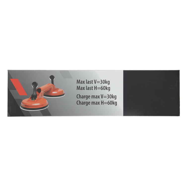 Laden Sie das Bild in Galerie -Viewer, Mack 1004636 - zuignap dubbel rood ø 12cm | 4 stuks