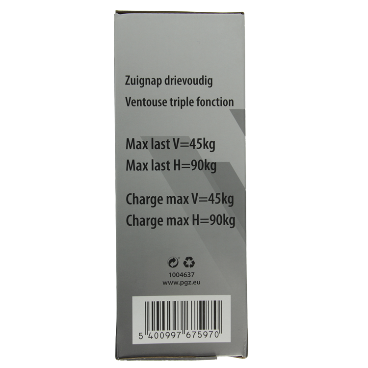 Afbeelding laden in galerijviewer, Mack 1004637 - zuignap 3 voudig rood ø 12cm | 4 stuks