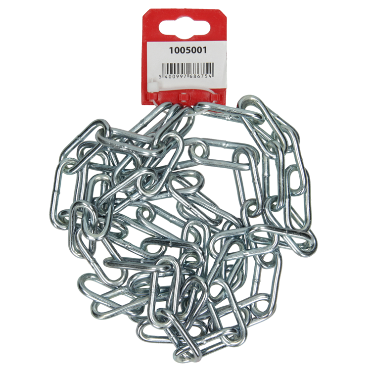 Afbeelding laden in galerijviewer, Mack 1005001 - ketting schakel lang din5685-1ø 5mm l 35mm 2m wwl 125 kg | 5 stuks