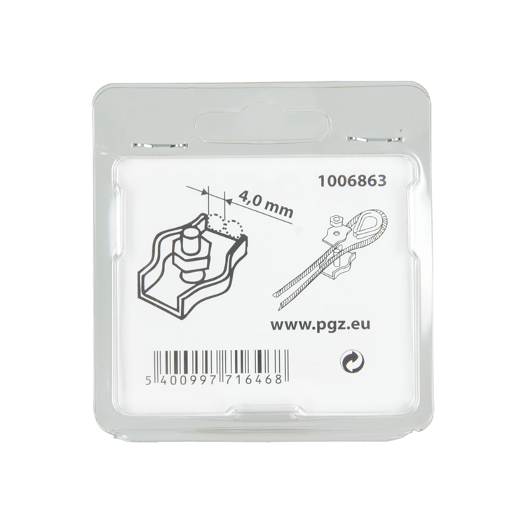 Laden Sie das Bild in Galerie -Viewer, Mack 1006863 - 2 staaldraadklemmen simplex verzinkt 4mm bl | 5 stuks