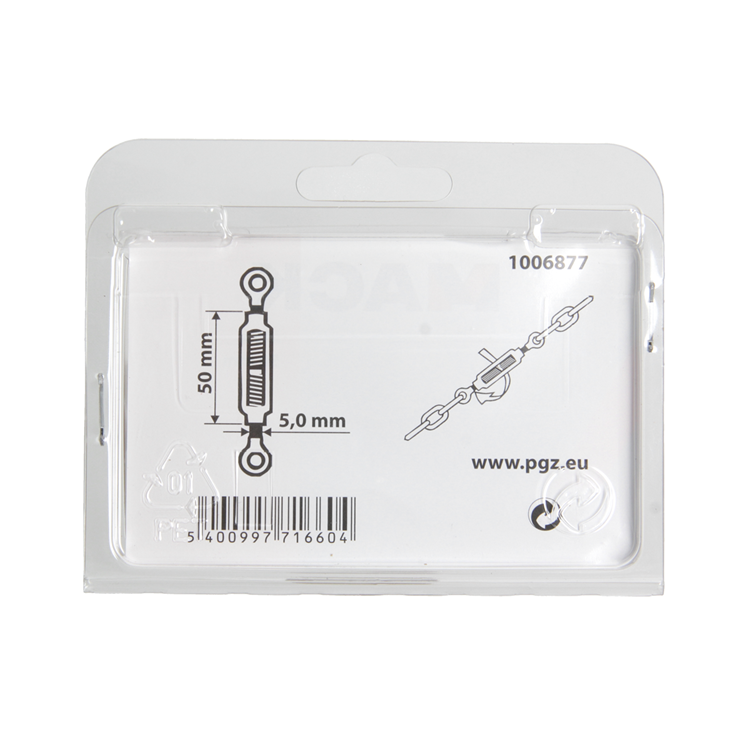 Cargue la imagen en el visor de la galería, Mack 1006877 - 2spanners 2 ogen verzinkt m5x50mm bl | 5 stuks