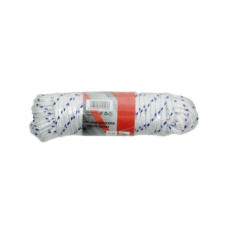 Chargez l'image dans la visionneuse de la galerie, Mack 1006921 - pp gevlochten wit blauw streng6mm 10m | 5 stuks
