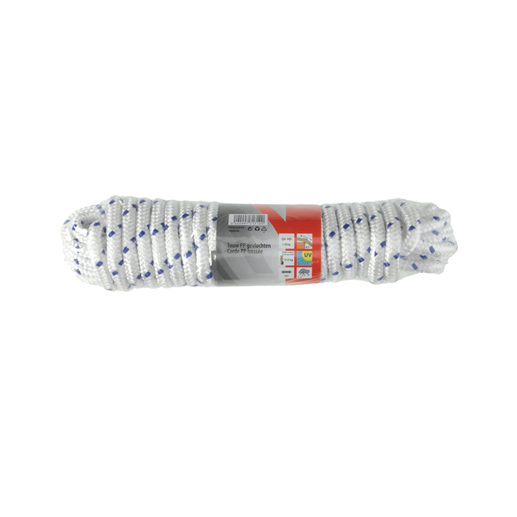 Afbeelding laden in galerijviewer, Mack 1006926 - pp gevlochten wit blauw streng12mm 10m | 5 stuks