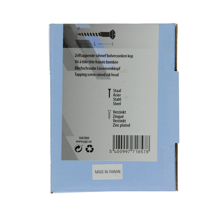 Afbeelding laden in galerijviewer, Mack 1007009 - zelftap. schroef bvz kop 200 200 st 4,8x19mm | 5 stuks