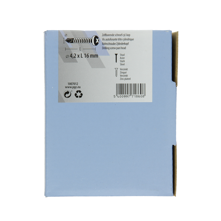 Afbeelding laden in galerijviewer, Mack 1007012 - zelfbor. schroef cyl. kop 200 200 st 4,2x16mm | 10 stuks
