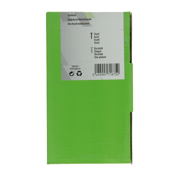 Laden Sie das Bild in Galerie -Viewer, Mack 1007027 - houtdraadbout staal verzinkt 200 st 6 x 25 mm | 3 stuks