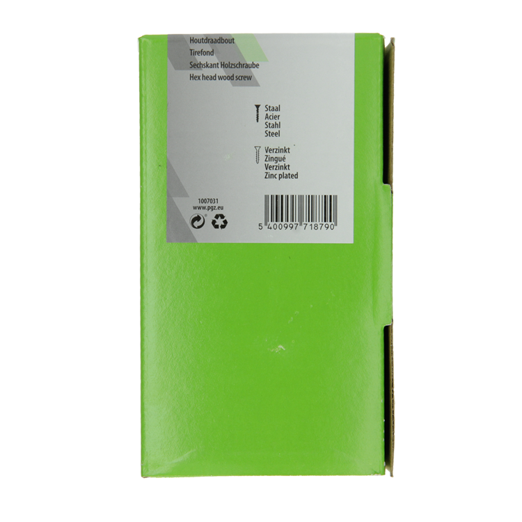 Laden Sie das Bild in Galerie -Viewer, Mack 1007031 - houtdraadbout staal verzinkt 100 st 6 x 50 mm | 3 stuks