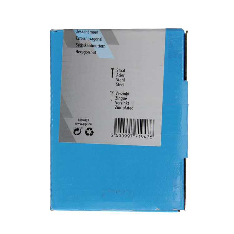 Afbeelding laden in galerijviewer, Mack 1007097 - zeskantmoeren 200 st m8 | 5 stuks