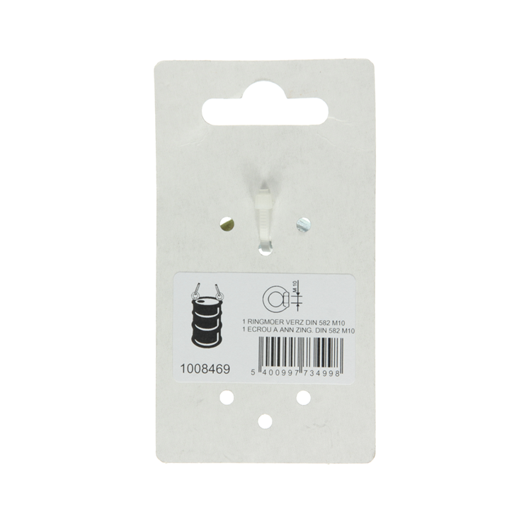 Afbeelding laden in galerijviewer, Mack 1008469 - 1 ringmoer din 582 m10 verzinkt | 10 stuks