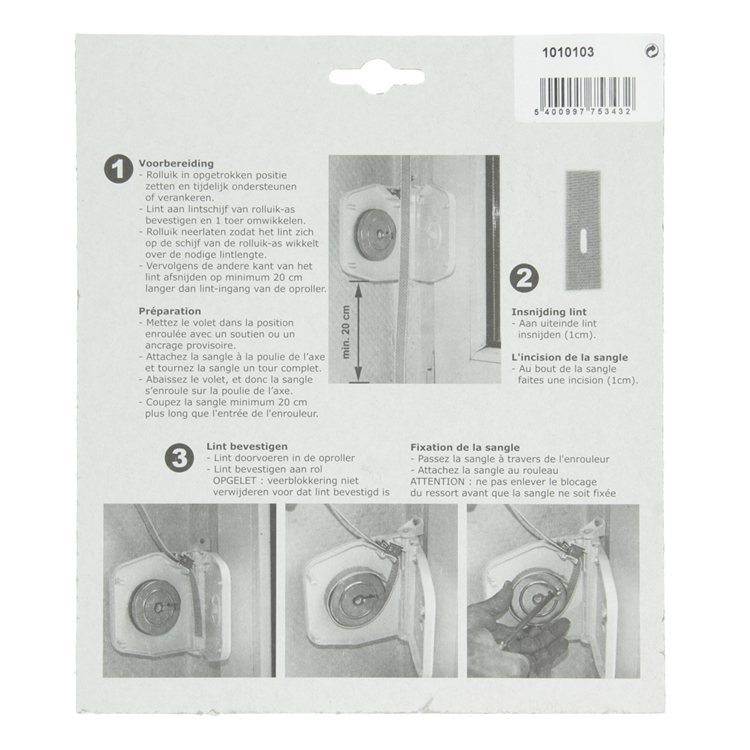 Afbeelding laden in galerijviewer, Mack 1010103 - 1 lintoproller orienteerbaar bruin 6m 14mm | 5 stuks