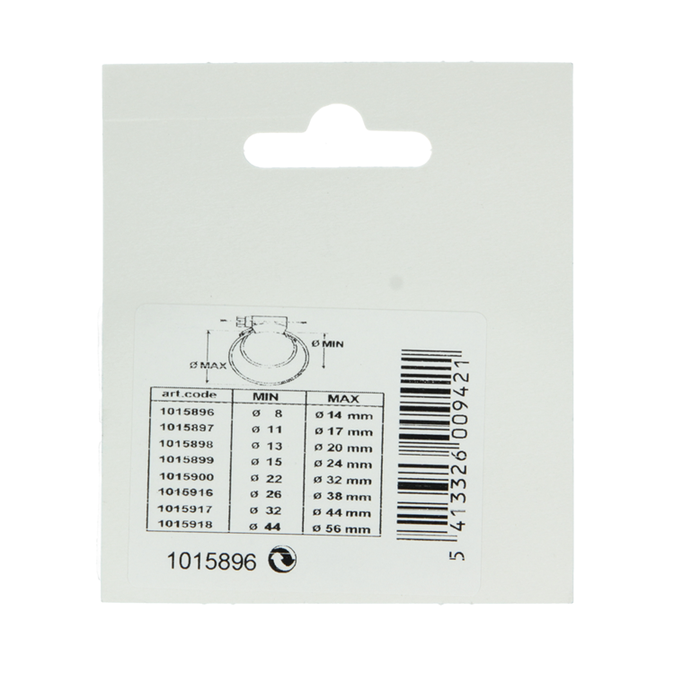 Afbeelding laden in galerijviewer, Mack 1015896 - 2 verzinkte spanringen kaart8x14mm | 10 stuks
