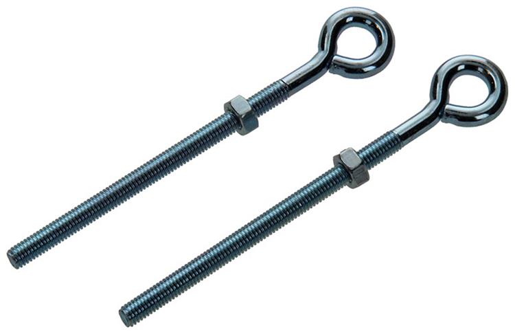 Afbeelding laden in galerijviewer, Mack 1008550 - 2 oogbouten + moer m6 x 100mm verzinkt | 10 stuks