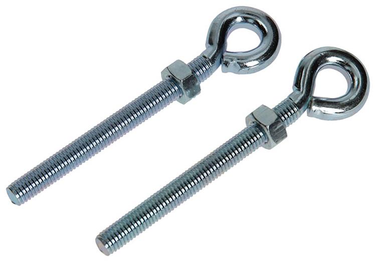 Afbeelding laden in galerijviewer, Mack 1008551 - 2 oogbouten + moer m8 x 80mm verzinkt | 10 stuks