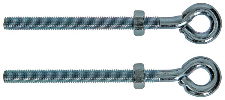 Afbeelding laden in galerijviewer, Mack 1008552 - 2 oogbouten + moer m8 x 100mm verzinkt | 10 stuks