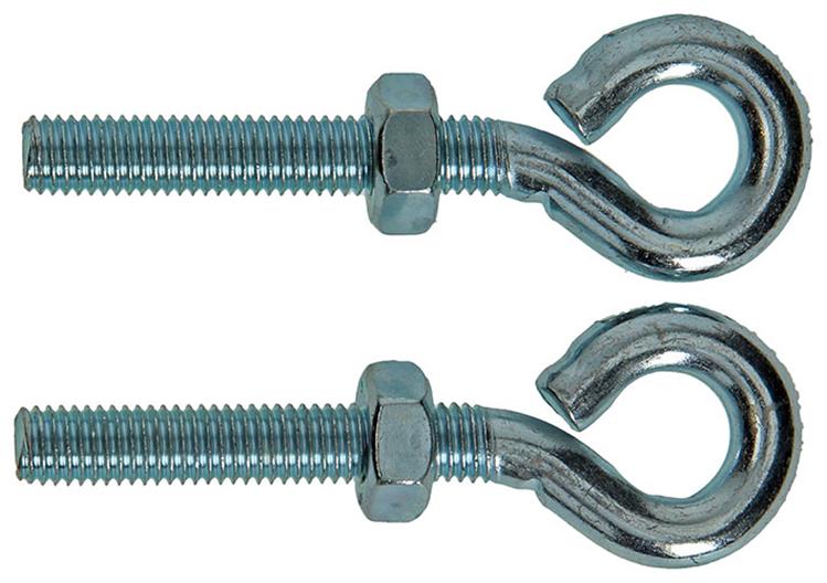 Afbeelding laden in galerijviewer, Mack 1008553 - 2 oogbouten + moer m10 x 60mm verzinkt | 10 stuks