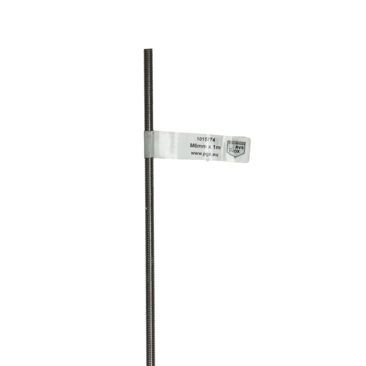Afbeelding laden in galerijviewer, Mack 1015774 - draadeinden inox a2 din 976 m6x1m | 10 stuks