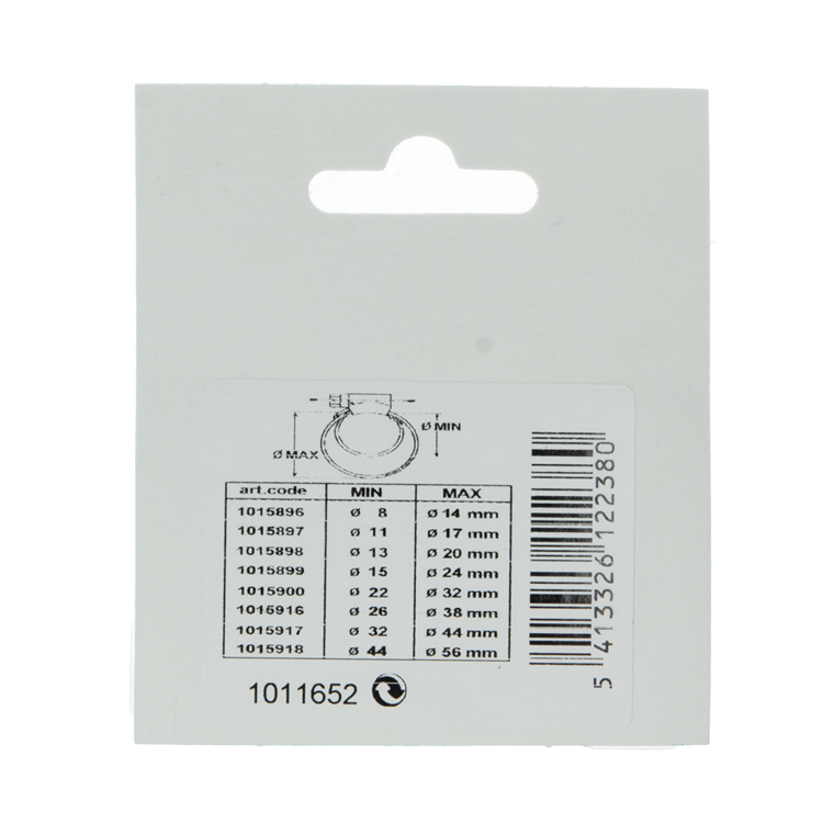 Afbeelding laden in galerijviewer, Mack 1011652 - slangklem verz 6-8mm 2st | 12 stuks