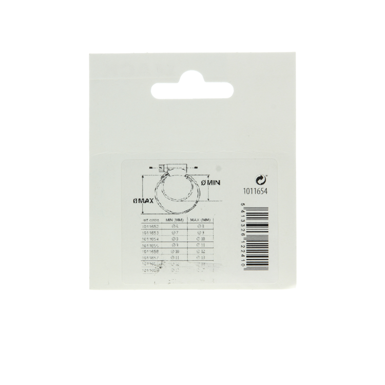 Afbeelding laden in galerijviewer, Mack 1011654 - slangklem verz 8-10mm 2st | 12 stuks