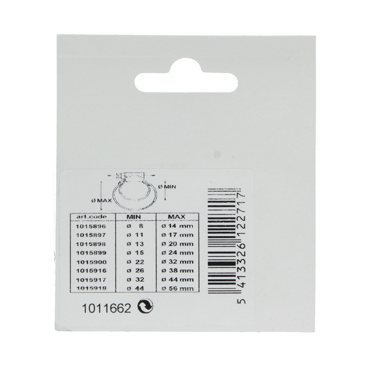 Afbeelding laden in galerijviewer, Mack 1011662 - slangklem inox 16-27mm 2st | 12 stuks