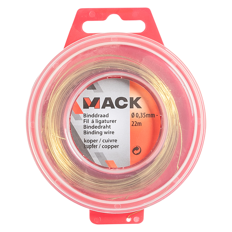 Afbeelding laden in galerijviewer, Mack 1015186 - binddraad koper hobby ø0,35mm - 22m | 6 stuks