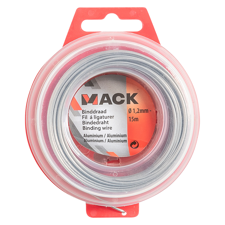 Afbeelding laden in galerijviewer, Mack 1015187 - binddraad aluminium hobby ø1,2mm - 15m | 6 stuks