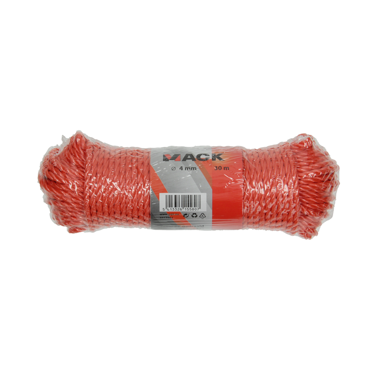 Laden Sie das Bild in Galerie -Viewer, Mack 1013963 - pp gedraaid oranje streng 4mm 30m | 5 stuks