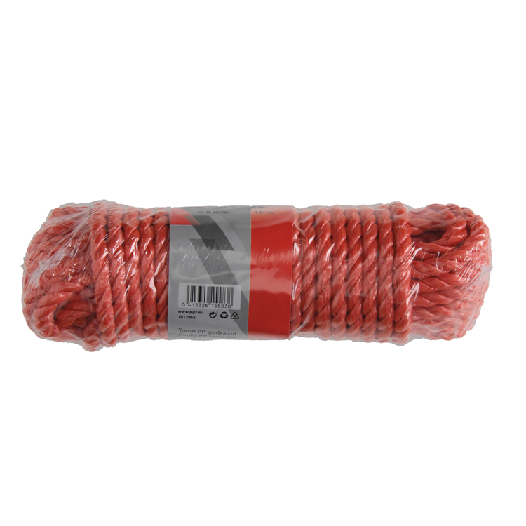 Afbeelding laden in galerijviewer, Mack 1013965 - pp gedraaid oranje streng 8mm 15m | 5 stuks