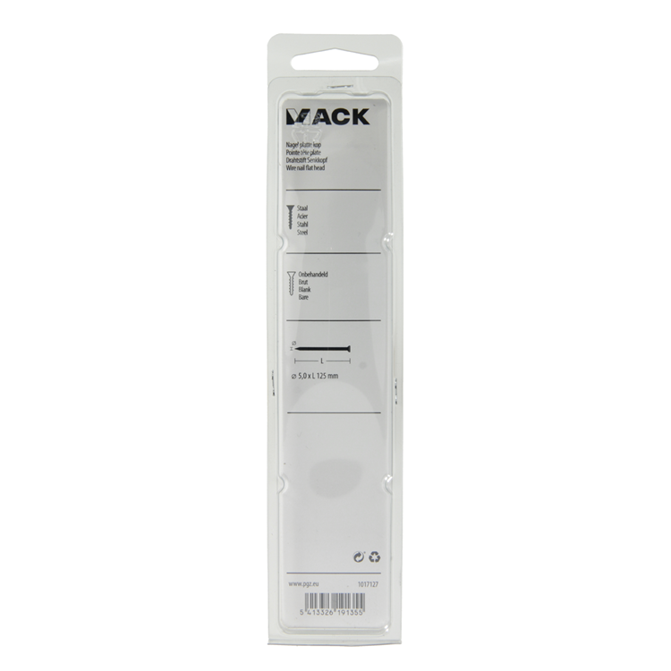 Afbeelding laden in galerijviewer, Mack 1017127 - nagel platte kop 180 gr 5,0 x 125 mm | 10 stuks