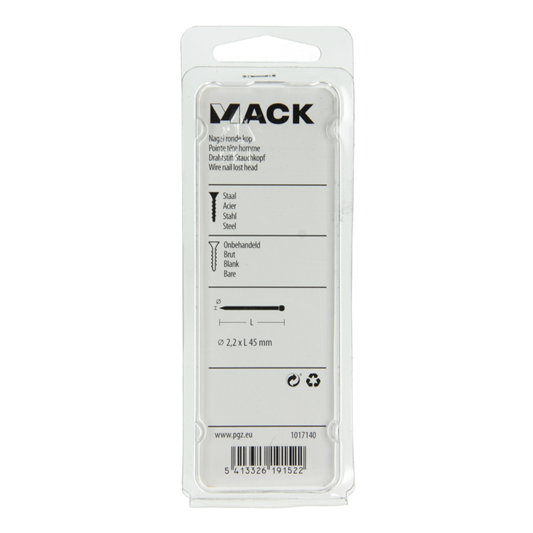 Chargez l'image dans la visionneuse de la galerie, Mack 1017140 - nagel ronde kop 120 gr 2,2 x 45 mm | 5 stuks