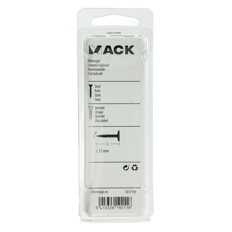 Laden Sie das Bild in Galerie -Viewer, Mack 1017190 - bloknagel staal verzinkt 50 gr12 mm | 10 stuks