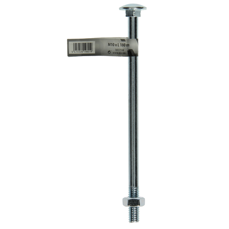 ギャラリービューアに画像をロードする, Mack 1017594 - houtbout + moer staal verzinkt1 st m10 x 180 mm | 10 stuks