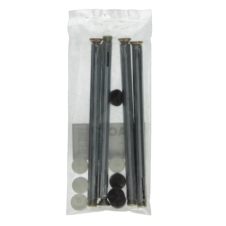 Afbeelding laden in galerijviewer, Mack 1017921 - metalen kozijnplug staal verzinkt 4 st 10 x150 mm | 5 stuks