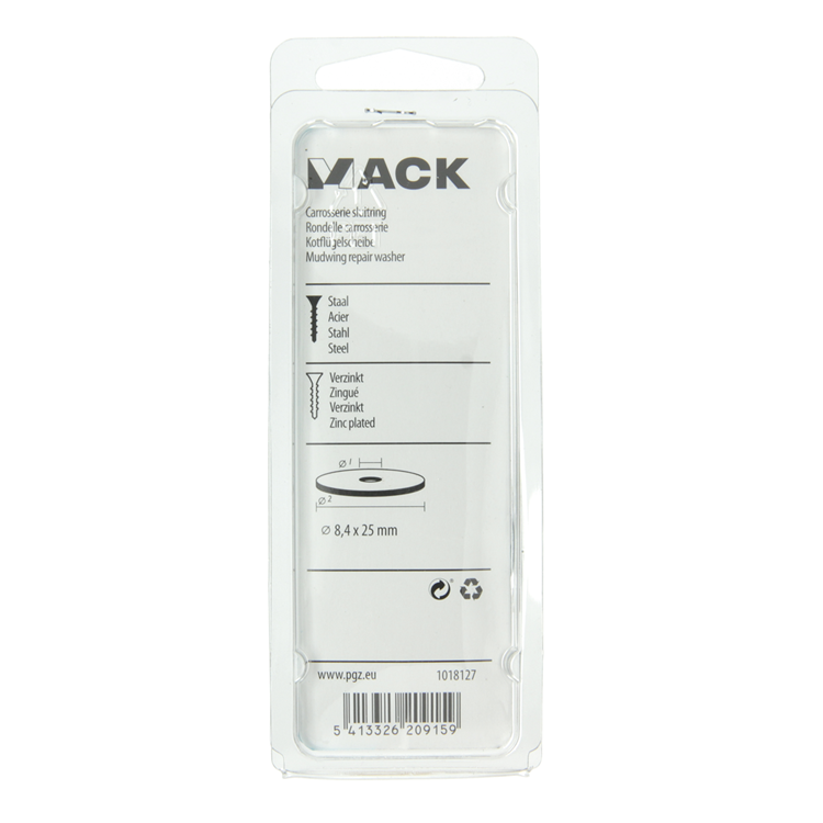 Afbeelding laden in galerijviewer, Mack 1018127 - carrosserie sluitring verzinkt55 st 8,4 x 25 mm | 5 stuks