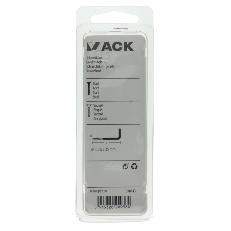 Afbeelding laden in galerijviewer, Mack 1018143 - schroefduim staal verzinkt 48 st 3,0 x 35 mm | 5 stuks
