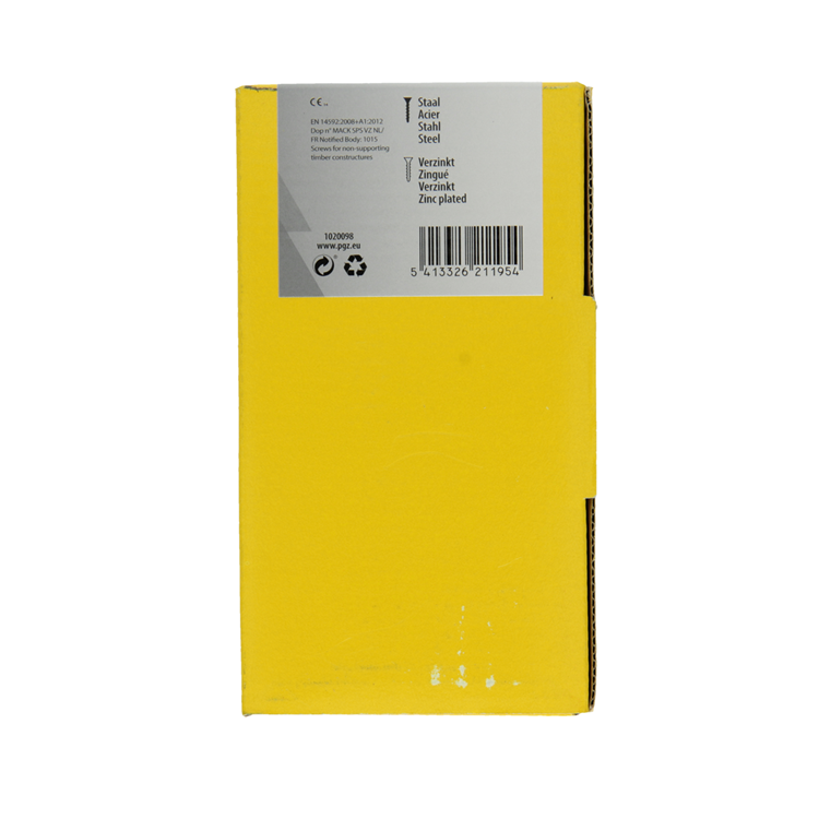 Afbeelding laden in galerijviewer, Mack 1020098 - spaanplaatschroef vz kop geel vz 200 st 4,0 x 70 mm | 2 stuks