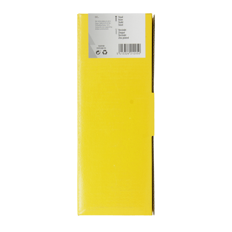 Afbeelding laden in galerijviewer, Mack 1020108 - spaanplaatschroef vz kop geel vz 200 st 4,5 x 80 mm | 1 stuks