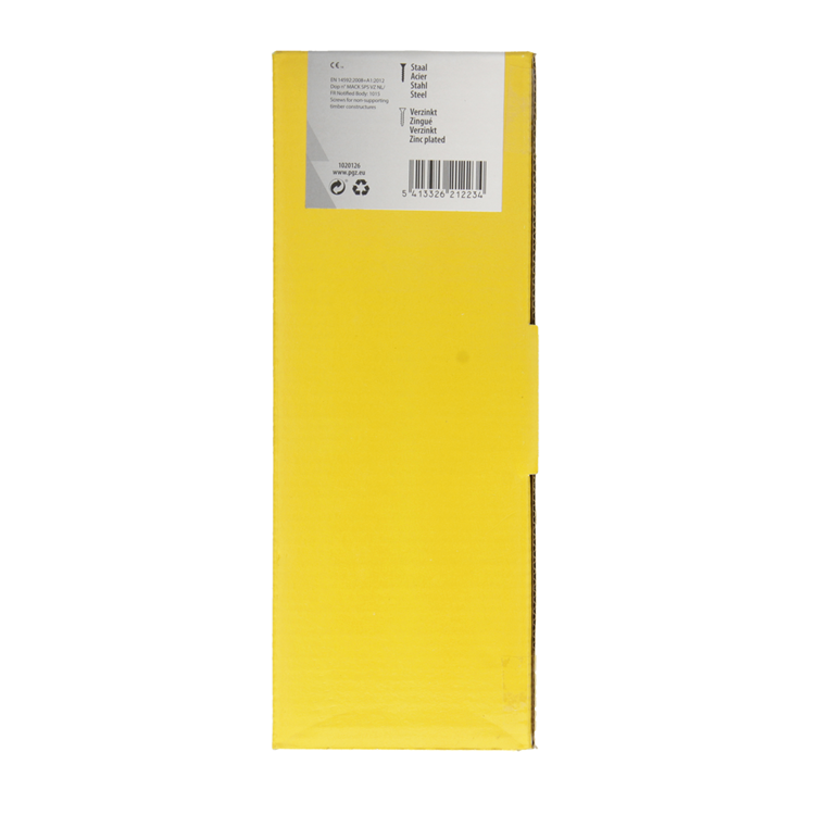 Afbeelding laden in galerijviewer, Mack 1020126 - spaanplaatschroef vz kop geel vz 100 st 6,0 x 90 mm | 1 stuks