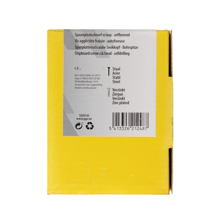 Afbeelding laden in galerijviewer, Mack 1020145 - spaanplaatschroef vz kp-zelfb.gvz 200st 4,5 x 40 mm | 5 stuks