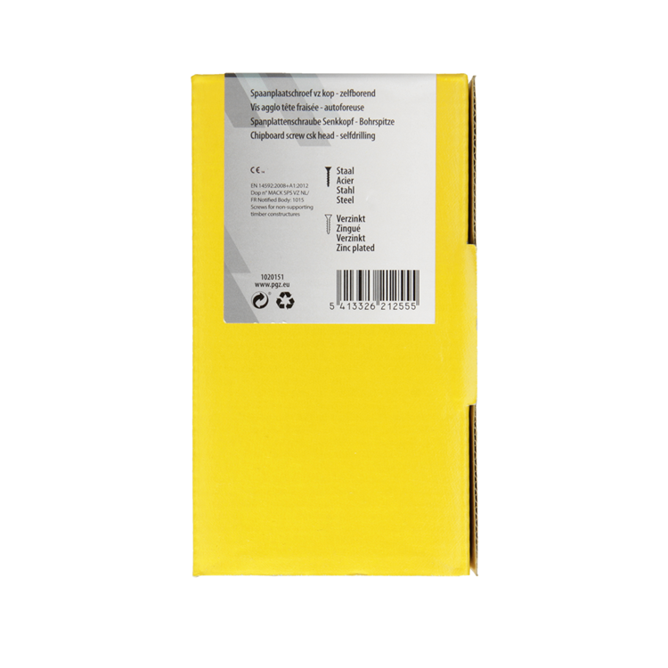 Afbeelding laden in galerijviewer, Mack 1020151 - spaanplaatschroef vz kp-zelfb.gvz 200st 5,0 x 40 mm | 3 stuks