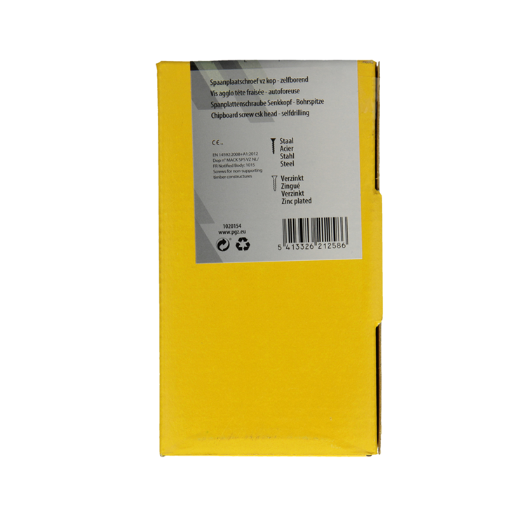Afbeelding laden in galerijviewer, Mack 1020154 - spaanplaatschroef vz kp-zelfb.gvz 100st 5,0 x 70 mm | 3 stuks