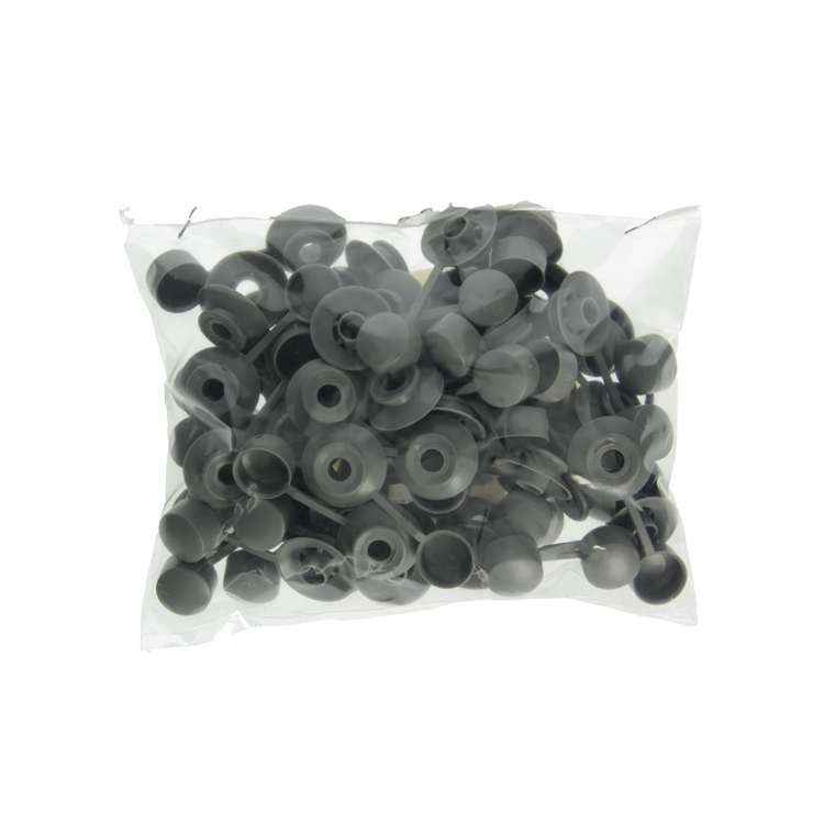 Afbeelding laden in galerijviewer, Mack 1020172 - sluitschelp grijs 50 st. 7mm | 5 stuks