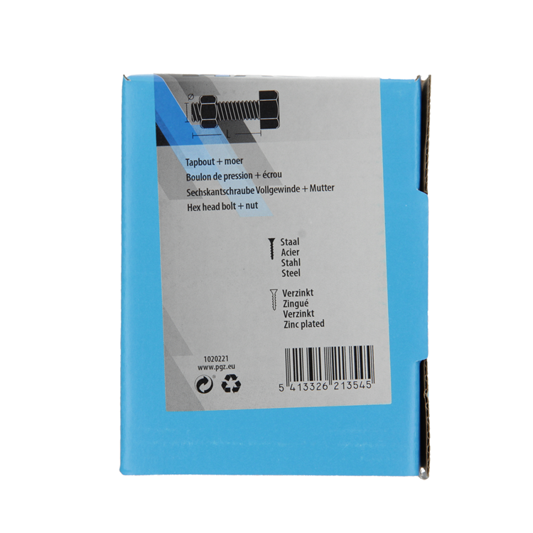 Afbeelding laden in galerijviewer, Mack 1020221 - tapbout + moer verzinkt 22 st m8 x 40 mm | 5 stuks
