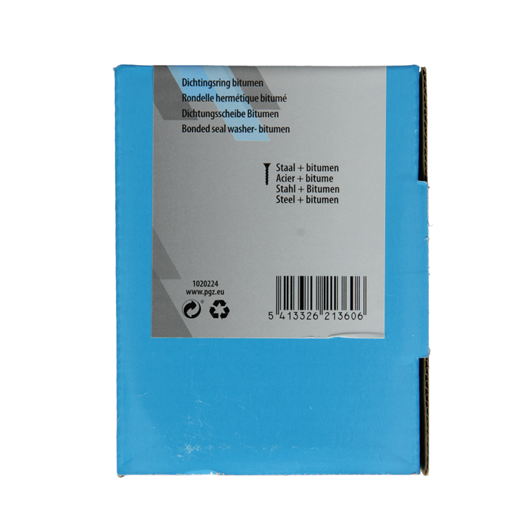 Afbeelding laden in galerijviewer, Mack 1020224 - dichtingsring bitumen verzinkt150 st 8,0 x 22 mm | 5 stuks
