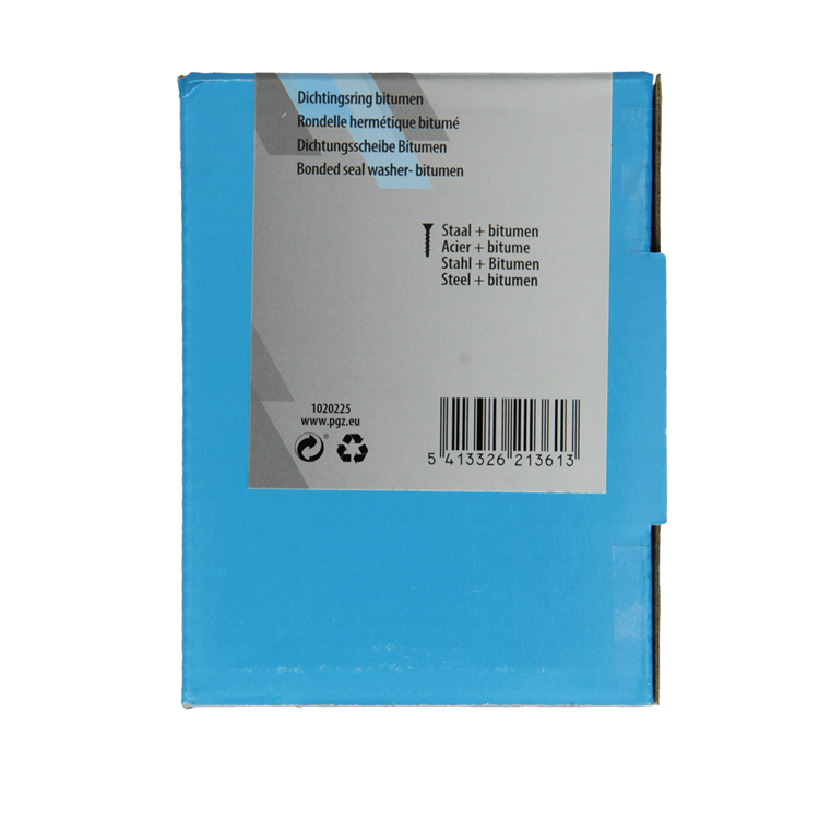 Afbeelding laden in galerijviewer, Mack 1020225 - dichtingsring bitumen verzinkt100 st 8,0 x 30 mm | 5 stuks