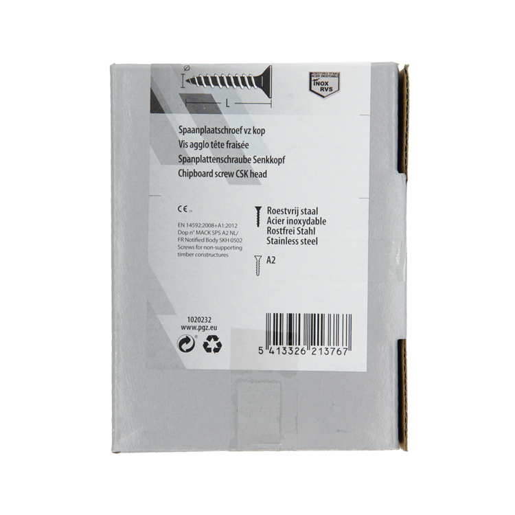 Afbeelding laden in galerijviewer, Mack 1020232 - spaanplaatschroef vz kop inox a2 200 st 4,0 x 25 mm | 2 stuks