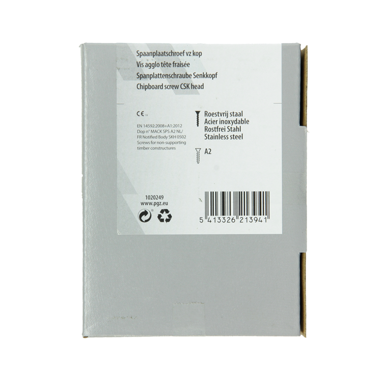 Afbeelding laden in galerijviewer, Mack 1020249 - spaanplaatschroef vz kop inox a2 50 st 5,0 x100 mm | 2 stuks