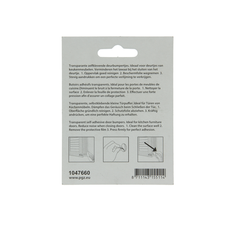 Afbeelding laden in galerijviewer, Mack 1047660 - geluidsdemper zelfklevend transparant ø 8 mm 12 st pcs | 12 stuks