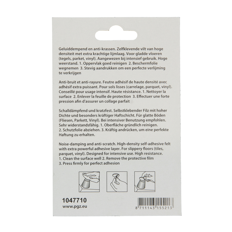 Afbeelding laden in galerijviewer, Mack 1047710 - viltpastille zelfklevend bruin 19 x 19 mm 18 st pcs | 12 stuks